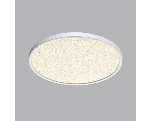 7661/32L MITRA LED SN 56 Светильник пластик/белый LED 32Вт 3000/4000K D400 IP40 OMEGA WHITE