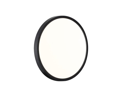 7660/24L MITRA LED SN 554 Светильник пластик/белый/черный LED 24Вт 3000/4000K D300 IP40 ALFA BLACK