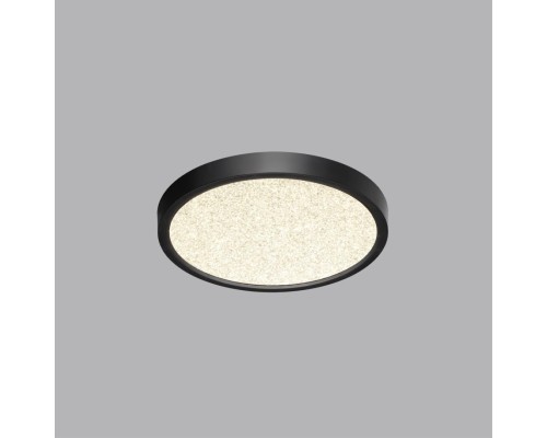 7662/18L MITRA LED SN 56 Светильник пластик/белый/черный LED 18Вт 3000/4000K D230 IP40 OMEGA BLACK