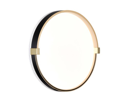 7647/CL PALE SN 138 Светильник пластик/белый/черный/золотой LED 30Вт 4000К D340 IP43 OLIDI BLACK