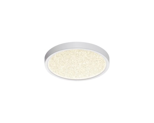7661/18L MITRA LED SN 56 Светильник пластик/белый LED 18Вт 3000/4000K D230 IP40 OMEGA WHITE