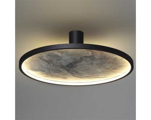 5078/45L L-VISION ODL24 черн./серо-беж./металл/натур.камень/акрил Настен.-потолочн.cветильн. LED 45W 3000K STOFLAKE