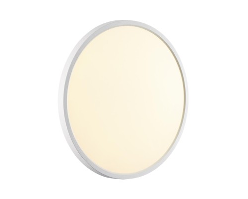 7659/32L MITRA LED SN 52 Светильник пластик/белый LED 32Вт 3000/4000K D400 IP40 ALFA WHITE