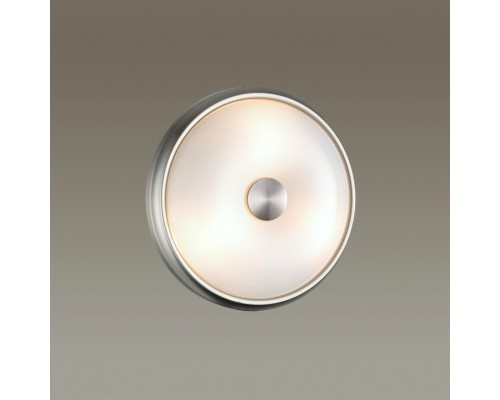 4957/2 WALLI ODL22 511 мат.никель/металл/белый/стекло Настенно-потолочн.светильн. E14 2*40W PELOW