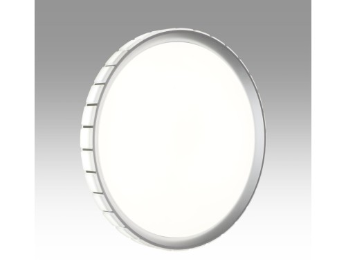 7696/ELN PALE SN 90 Светильник пластик/серебристый LED 76Вт 3000/4000/6000К D495 IP43 CCT KUPI SILVER