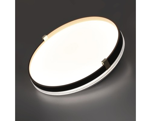 7647/CL PALE SN 138 Светильник пластик/белый/черный/золотой LED 30Вт 4000К D340 IP43 OLIDI BLACK