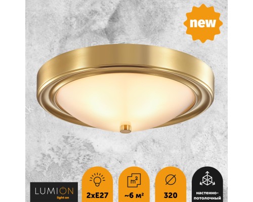 5259/2C VINTAGE LN23 латунь Настенно-потолочный светильник E27 2*60W 220V NINA