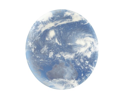 3085/DL PALE SN 015 Светильник пластик/белый/синий LED 48Вт без ДУ 4000К D380 IP43 SPACE