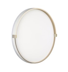 7646/ELN PALE SN 189 Светильник пластик/золотой LED 76Вт 3000/4000/6000К D490 IP43 CCT OLIDI WHITE