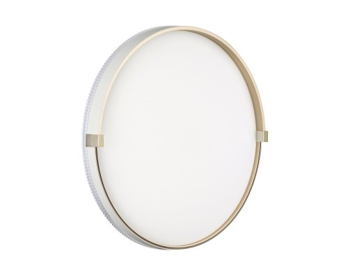 7646/ELN PALE SN 189 Светильник пластик/золотой LED 76Вт 3000/4000/6000К D490 IP43 CCT OLIDI WHITE