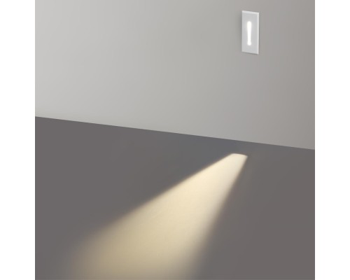 7055/3WL HIGHTECH ODL25 339 металл/металл Подсветка лестницы белый IP20 LED 1*3W 2700K ESCALA