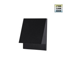 359723 STREET NT25 766 черный Подсветка для лестниц с переключателем цв. температуры IP65 LED 3W 100-240V 2700К\3200К\4000К SCALA