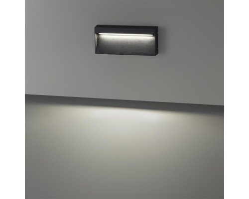 6649/5WL NATURE ODL24 619 черный/металл/акрил Подсветка для лестниц IP54 LED 5W 4000K AC85-265V VITTY