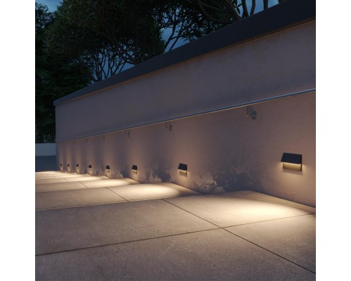 359725 STREET NT25 766 черный Подсветка для лестниц с переключателем цв. температуры IP65 LED 3W 100-240V 2700К\3200К\4000К SCALA