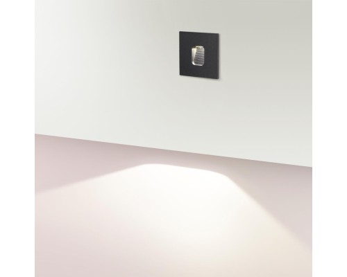 6650/1WL NATURE ODL24 619 черный/металл Подсветка для лестниц IP65 LED 1W 4000K AC85-265V VITTY