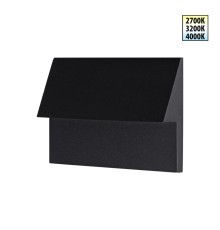 359725 STREET NT25 766 черный Подсветка для лестниц с переключателем цв. температуры IP65 LED 3W 100-240V 2700К\3200К\4000К SCALA