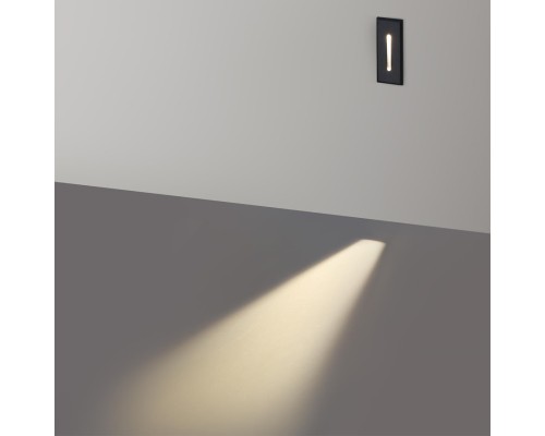 7054/3WL HIGHTECH ODL25 339 металл/металл Подсветка лестницы черн IP20 LED 1*3W 2700K ESCALA