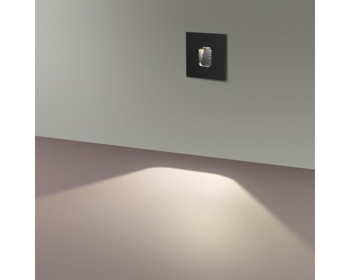 6650/1WL NATURE ODL24 619 черный/металл Подсветка для лестниц IP65 LED 1W 4000K AC85-265V VITTY