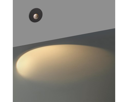 7165/3WL HIGHTECH ODL26 341 Подсветка лестницы  черный/металл IP20 LED 3W 2700K 220-240V ESCALA