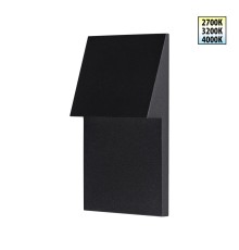 359724 STREET NT25 766 черный Подсветка для лестниц с переключателем цв. температуры IP65 LED 3W 100-240V 2700К\3200К\4000К SCALA