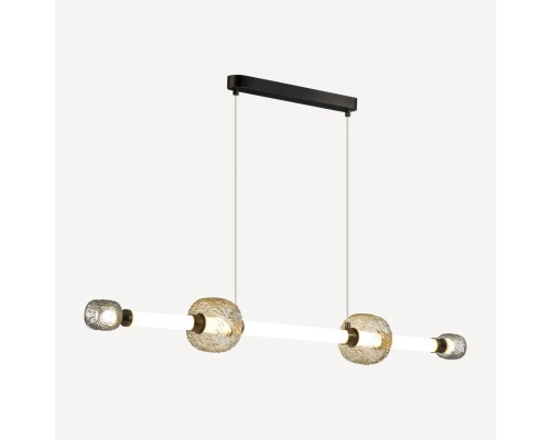 5427/40L L-VISION ODL_EX24 23 черный хром/белый/дымчатый/коньячный/металл/стекло/акрил Подвес LED 40W 3000K KLIFF