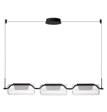 5003/30L L-VISION ODL23 329 черный матовый/прозрачный/стекло Люстра LED 30W 3000K KAVIA