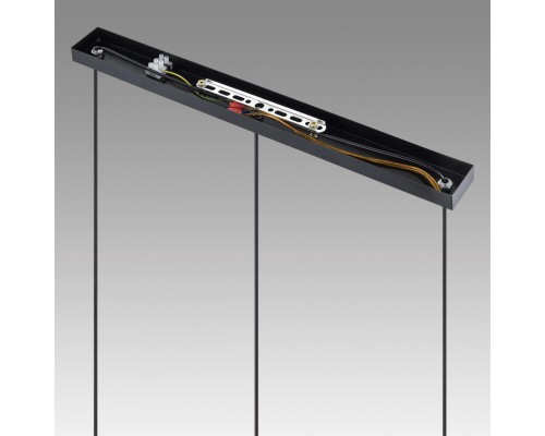 8101/3A COMFI LN25 черный/бронза металл/стекло Подвес Е14 3*40W 220V ISHA