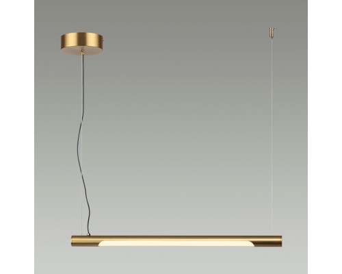 4358/20L MIDCENT ODL23 221 античная бронза/акрил белый матовый/янтарный Подвесной св-к IP20 LED 20W 1208Лм 3000K COLLE