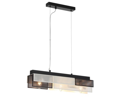 8004/3A MODERNI LN24 черный/белый,, черный металл/металл Подвесной светильник Е14 3*40W 220V DANA