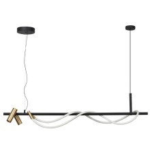 4397/30L HIGHTECH ODL23 103 черный/античная бронза/металл/канат Подвесной св-к IP20 LED 30W 1200Лм 3000K CORDA