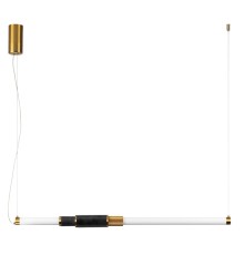 4361/14L MIDCENT ODL24 126 черный мрамор/антич. бронза/металл/акрил Подвесной светильник (ВЕРТ. И ГОРИЗОНТ) IP20 LED 14W 3000K 220V MARMI