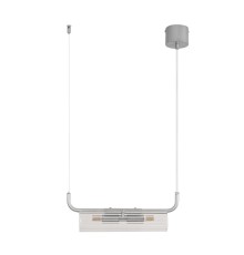 8258/2 SUSPENTIONI LN26 серебро/прозрачный, металл/стекло Подвес G9 2*20W 220V TORONTO