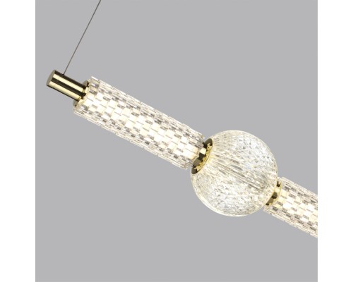 5008/28L L-VISION ODL24 467 золотой/металл/акрил Подвес LED 28W 4000K 2340лм CRYSTAL