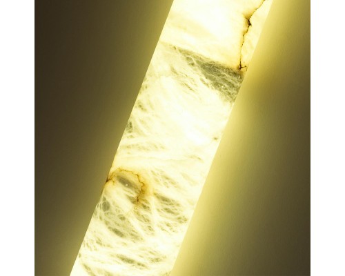 6686/25L L-VISION ODL24 125 Подвесной светильник темная брашированная латунь/металл/алебастр IP20 LED 40W 3000/4000 MARBELLA