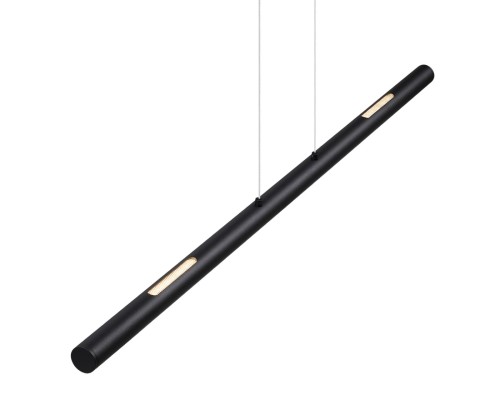 6643/45L HIGHTECH ODL24 169 черный/металл/акрил Подвесной светильник IP20 LED 49W 3000K 220V MALI