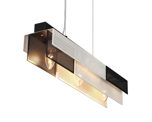 8004/3A MODERNI LN24 черный/белый,, черный металл/металл Подвесной светильник Е14 3*40W 220V DANA