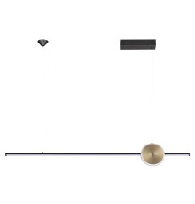 6601/30L HIGHTECH ODL23 127 черный/античная бронза/металл Подвесной св-к IP20 LED 30W 1800Лм 3000K STILO