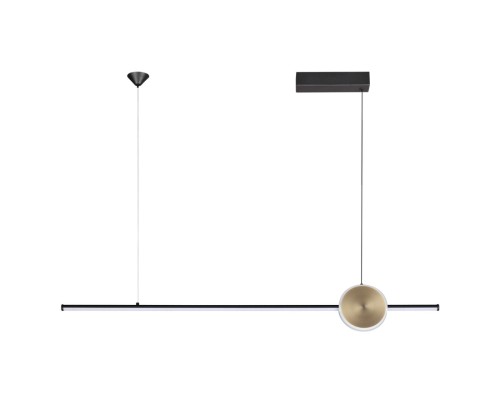 6601/30L HIGHTECH ODL23 127 черный/античная бронза/металл Подвесной св-к IP20 LED 30W 1800Лм 3000K STILO