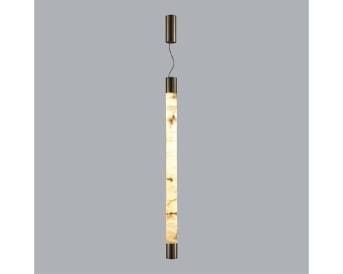 6686/25L L-VISION ODL24 125 Подвесной светильник темная брашированная латунь/металл/алебастр IP20 LED 40W 3000/4000 MARBELLA