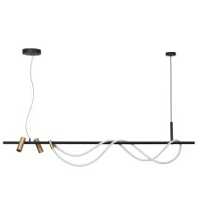 4397/40L HIGHTECH ODL23 103 черный/античная бронза/металл/канат Подвесной св-к IP20 LED 40W 1580Лм 3000K CORDA