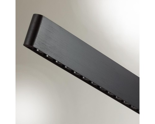 6683/38L HIGHTECH ODL24 203   Подвесной светильник брашир. черный/металл/акрил Раздельн включение с ПДУ (инфра красный) IP20 LED 38W 3420Лм 3000K BEVEREN