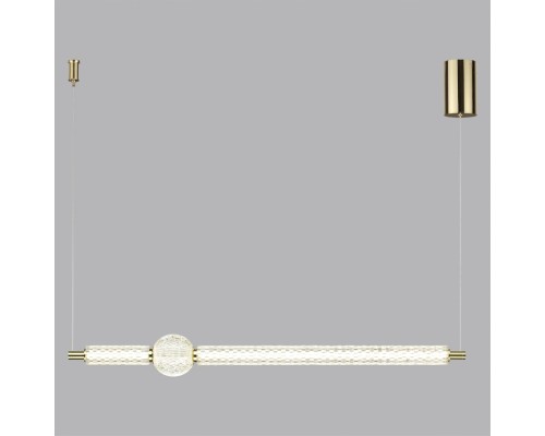 5008/28L L-VISION ODL24 467 золотой/металл/акрил Подвес LED 28W 4000K 2340лм CRYSTAL