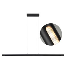 6643/45L HIGHTECH ODL24 169 черный/металл/акрил Подвесной светильник IP20 LED 49W 3000K 220V MALI