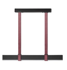 6629/25L HIGHTECH ODL24 153 металл/экокожа/ткань/акрил бордовый/черный Подвесной светильник IP20 LED 25W 3000K 220V VINCENT