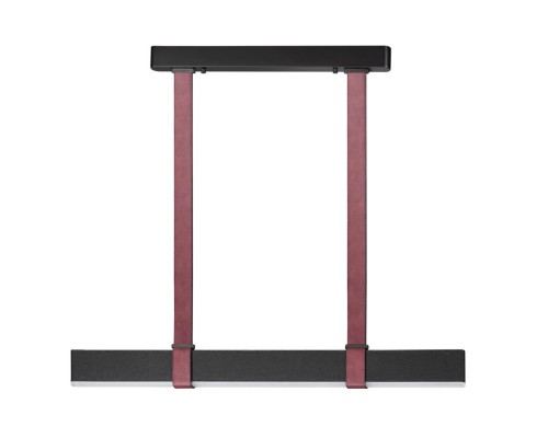 6629/25L HIGHTECH ODL24 153 металл/экокожа/ткань/акрил бордовый/черный Подвесной светильник IP20 LED 25W 3000K 220V VINCENT