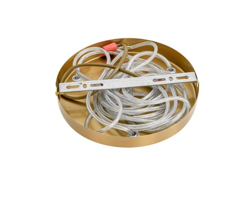 8276/3A MODERNI LN26 161 латунь/прозрачный, металл/стекло Подвес Е14 3*40W 220V DENVER