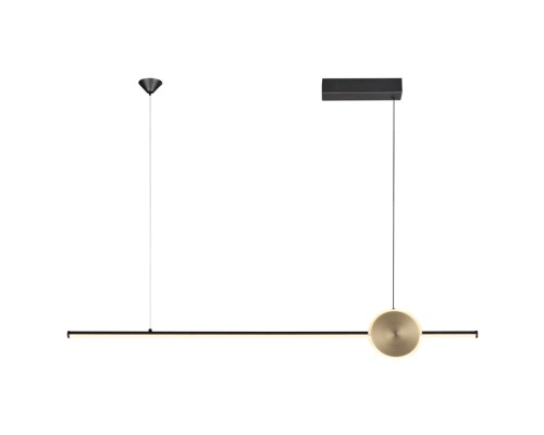 6601/30L HIGHTECH ODL23 127 черный/античная бронза/металл Подвесной св-к IP20 LED 30W 1800Лм 3000K STILO