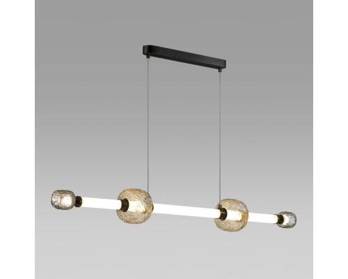 5427/40L L-VISION ODL_EX24 23 черный хром/белый/дымчатый/коньячный/металл/стекло/акрил Подвес LED 40W 3000K KLIFF