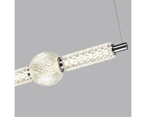 5007/28L L-VISION ODL24 467 хром/металл/акрил Подвес LED 28W 4000K 2089лм CRYSTAL