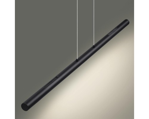 6643/45L HIGHTECH ODL24 169 черный/металл/акрил Подвесной светильник IP20 LED 49W 3000K 220V MALI